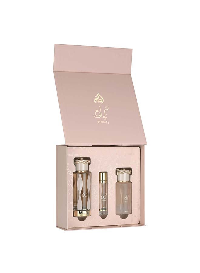 Lattafa Gift Set Teriaq 100 Ml + 12ml + Hairmist - Image 1